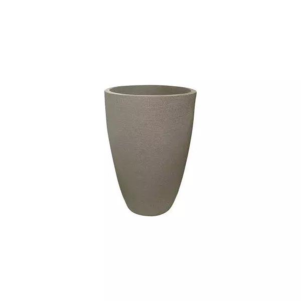 Vaso Jardim Moderno Conico 38cm Mármore Japi
