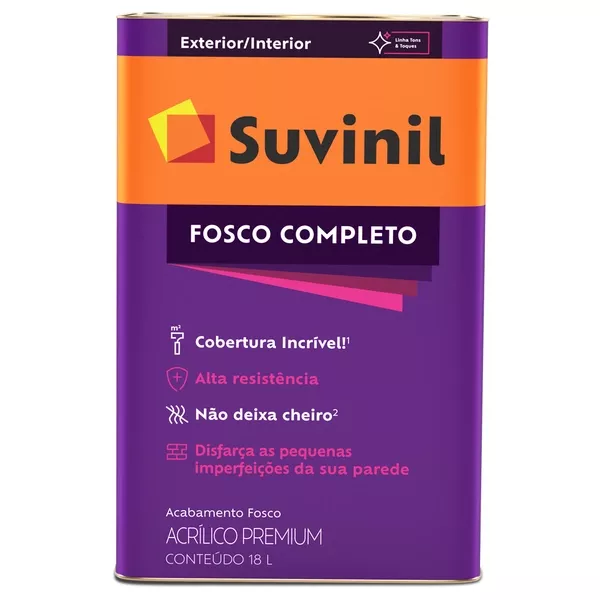 Tinta Acrílica Fosco Lata 18 Litros Suvinil