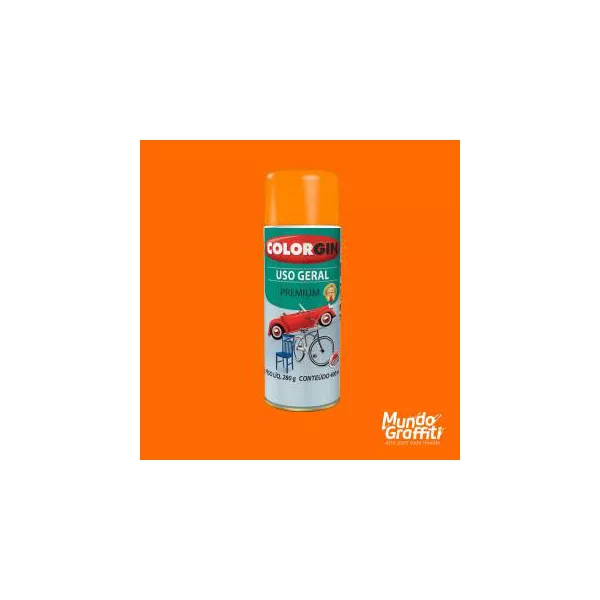 SPRAY USO GERAL PREMIUM LARANJA COLORGIN | Couto Materiais