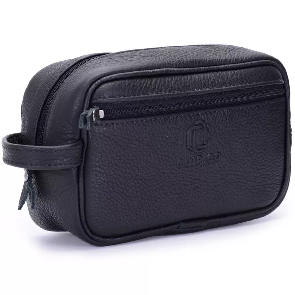 Necessaire de couro Essence Preta