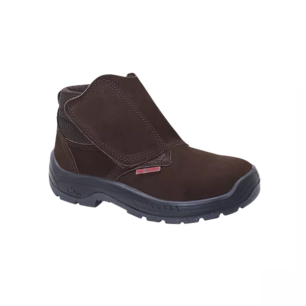 BOTINA NOBUCK PP 4005MPVC21 34206V VELCRO MARROM CA16252