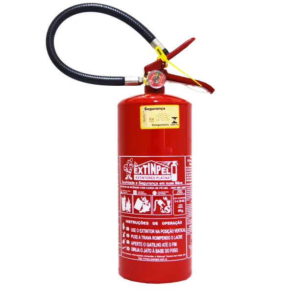EXTINTOR PQS ABC 4KG VALIDADE 5 ANOS