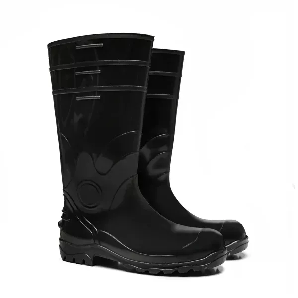 BOTA PVC CANO LONGO SEM FORRO 85BPL600SF PRETA CA37455