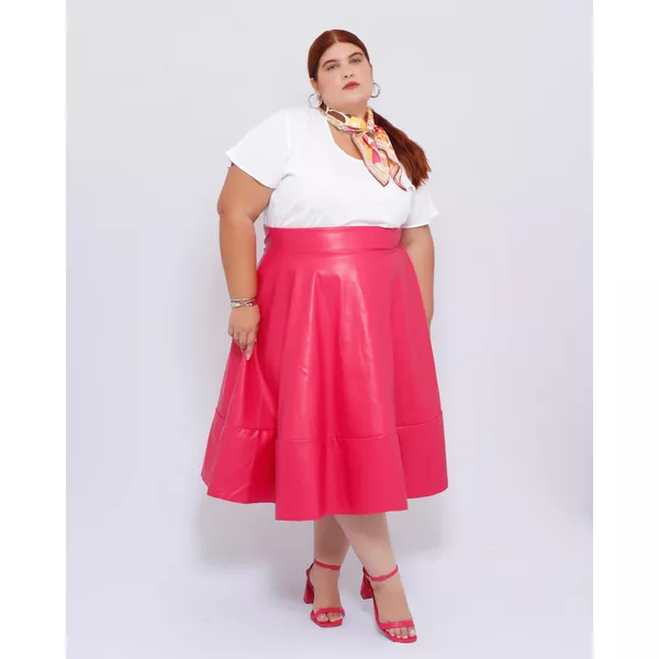 Blusa Social Clássica Branca - Plus Size