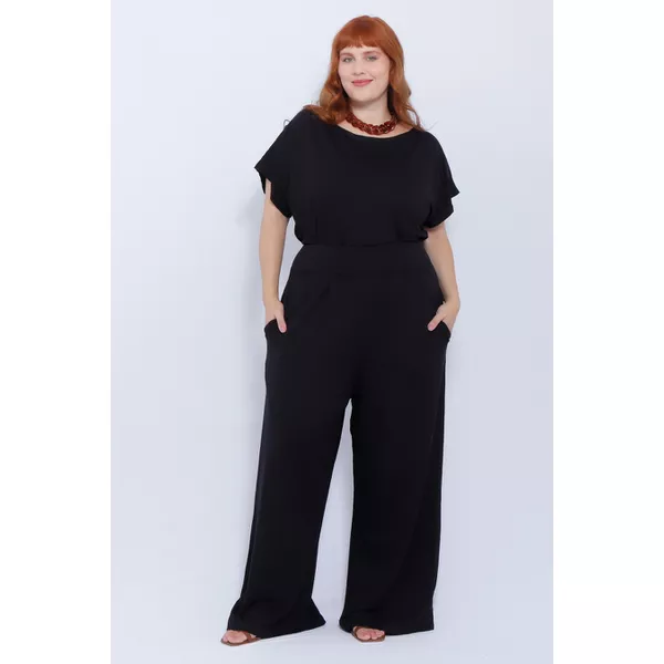 Calça Malha Preta - Plus Size
