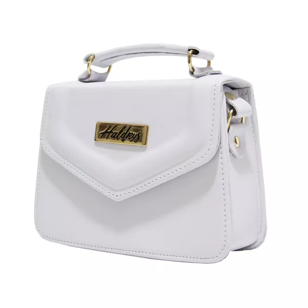 Bolsa Feminina Haldrys Pequena Branco | KRN SHOES | Calçados Casuais