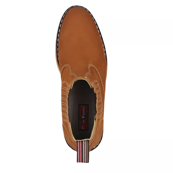Botina Country Masculina Vira Francesa Castor | KRN SHOES