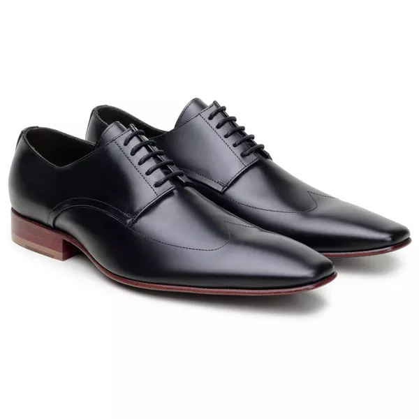 Sapato Social Derby Costa Preto