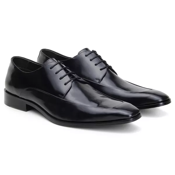 Sapato Social Derby Costa Preto