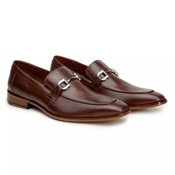Sapato Social Loafer Marchiori Tabaco - DGalloni