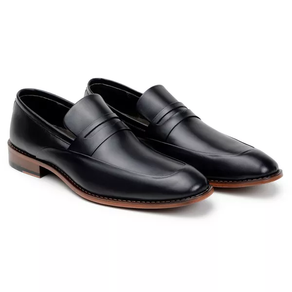 Sapato Social Loafer Edoardo Preto - DGalloni