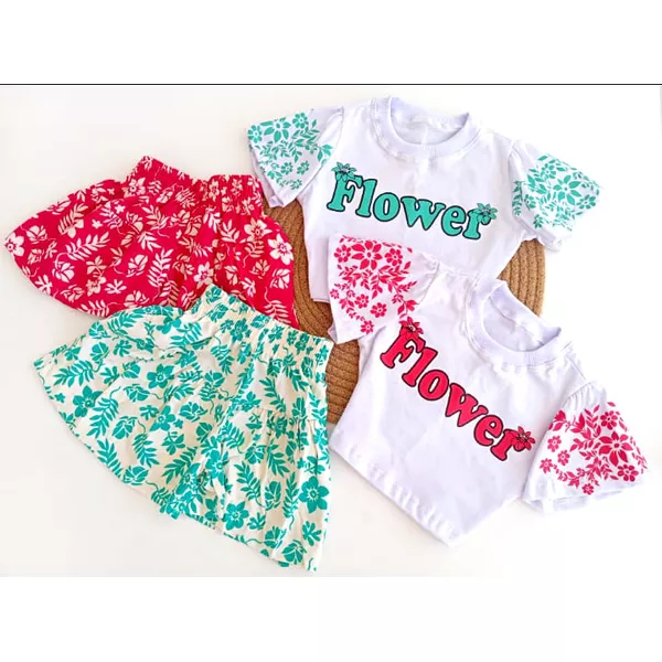 Conjunto Flower Godê Sortidas
