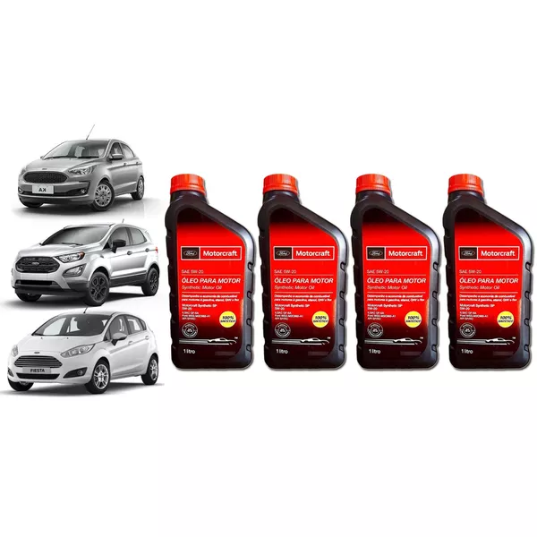 Kit Troca de Óleo 5W20 Motorcraft