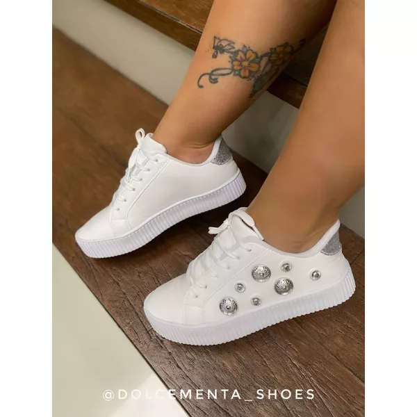 Tênis Branco Samira - Dolce & Menta