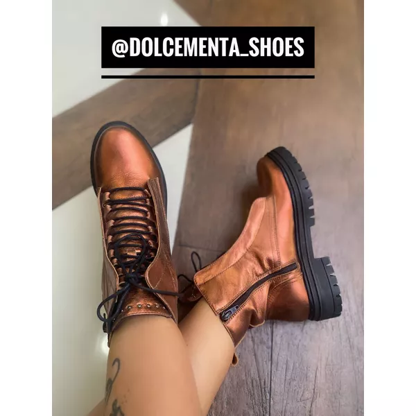 Coturno Yasmin {Bronze} - Dolce & Menta