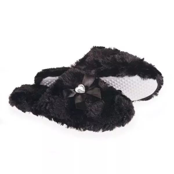 Pantufa Preta Fuflly - Dolce & Menta