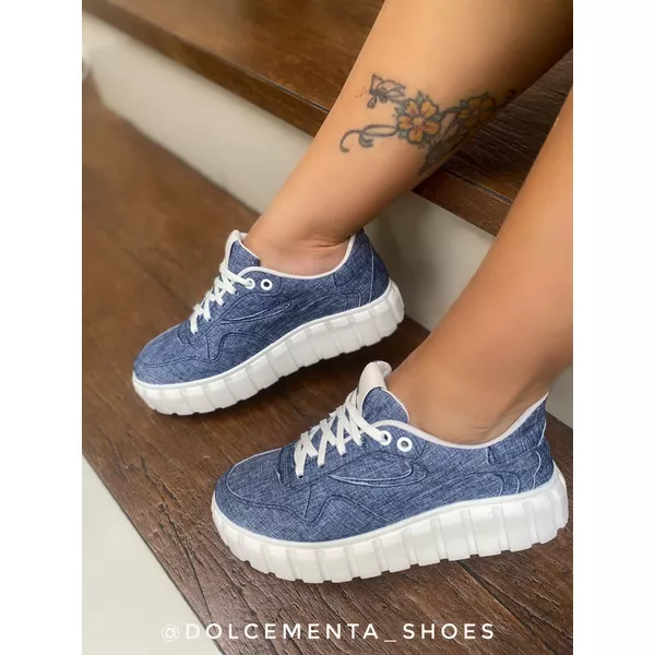 Tênis Lucy {jeans} - Dolce & Menta