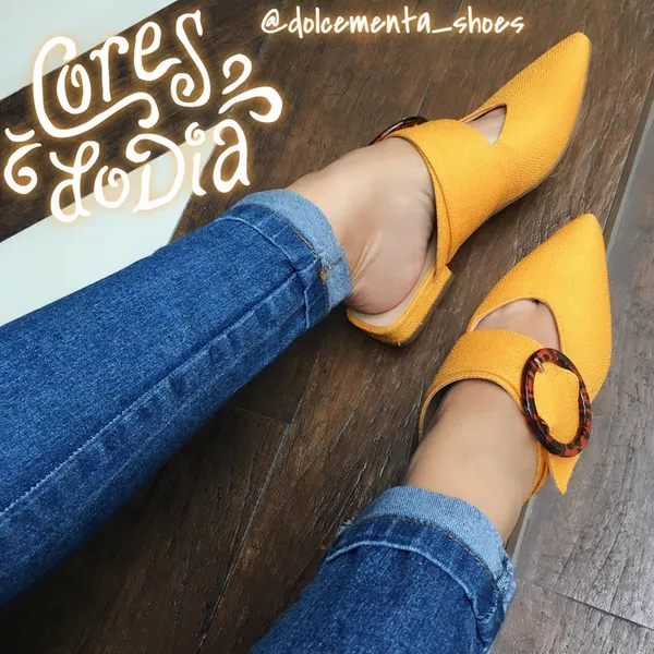 Mule Jurema [Amarela] - Dolce & Menta