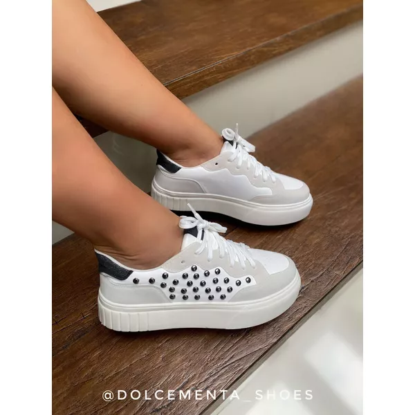 Tênis Branco Mayra - Dolce & Menta