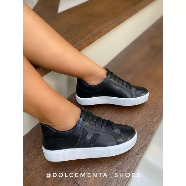 Tênis Preto Vicky - Dolce & Menta