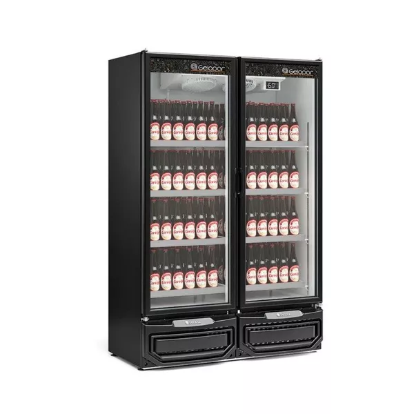 Cervejeira 957 Litros Preta - Gelopar