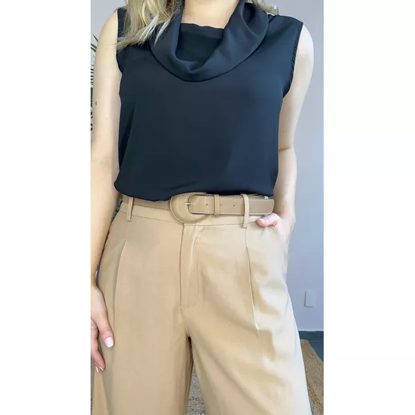 Blusa Gola Degagê - Preta