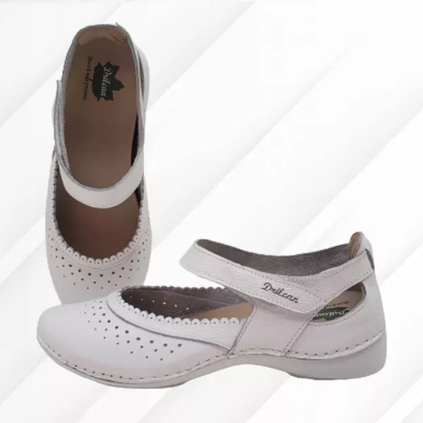 Sapatilha AL014 DOCTOR 100% em couro com palmilha ... - Drilean