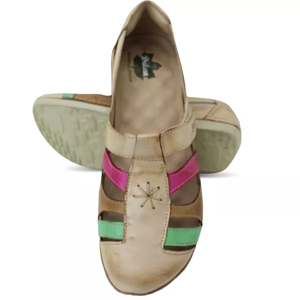 Sandália Feminina Para Esporão e Fascite Plantar Dores nos pés - BE 012 Off White