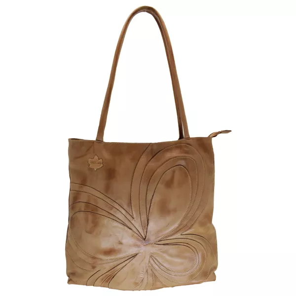Bolsa BG 022 Caramelo 100% em couro - BG022-0018 - Drilean