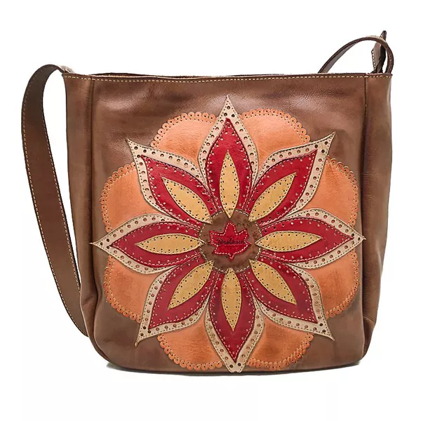 Bolsa BM 008 INDIANA Castanho 100% em couro - BM00... - Drilean