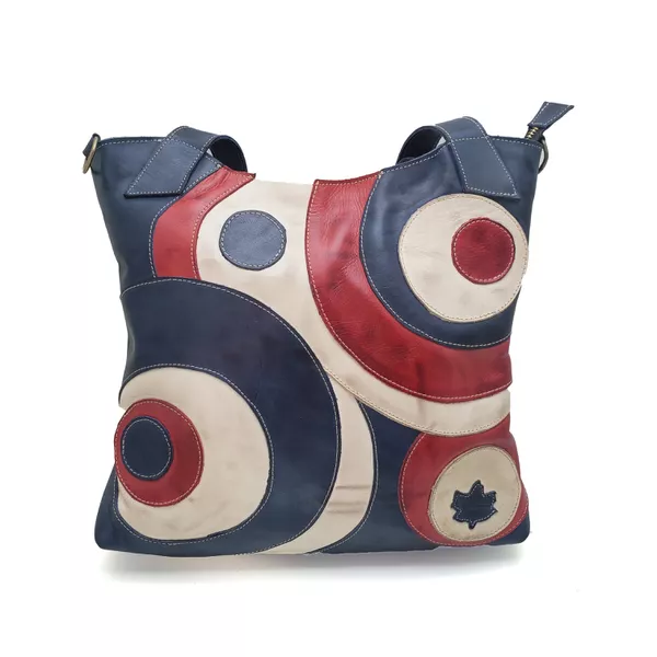Bolsa BM 021 Azul 100% couro - BM021-0529 - Drilean