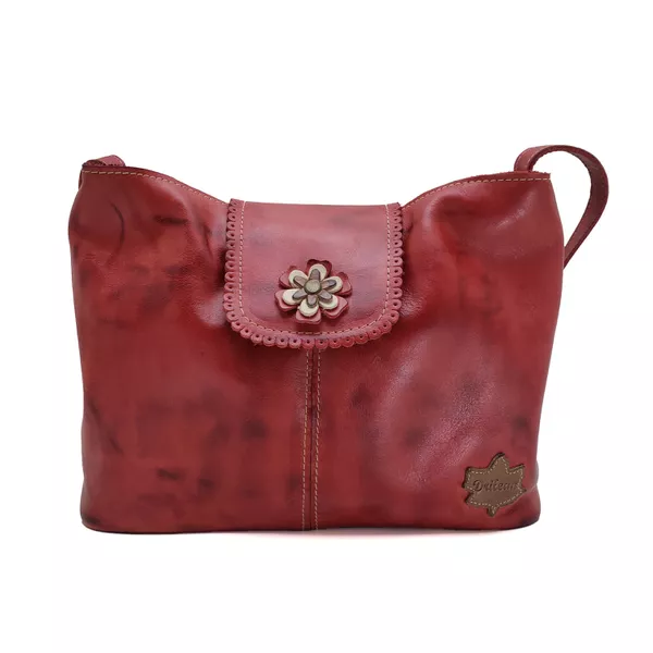 Bolsa BP 003 Vermelho 100% em couro - BP003-0465 - Drilean