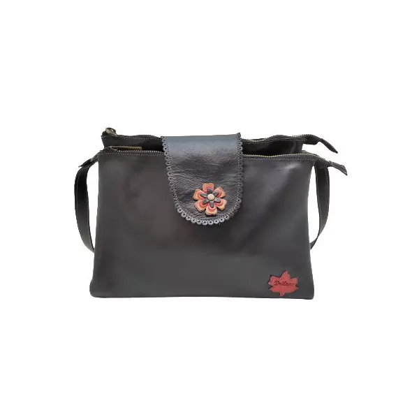 Bolsa BP 006 Preto 100% em couro
