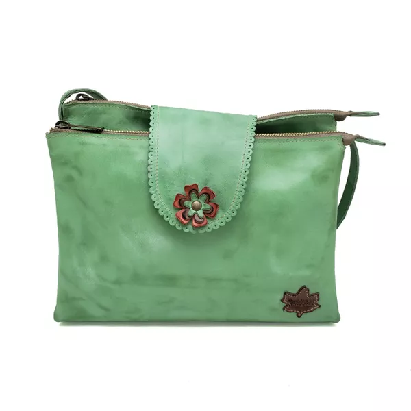 Bolsa BP 006 Pistache 100% em couro OUTLET - BP006... - Drilean