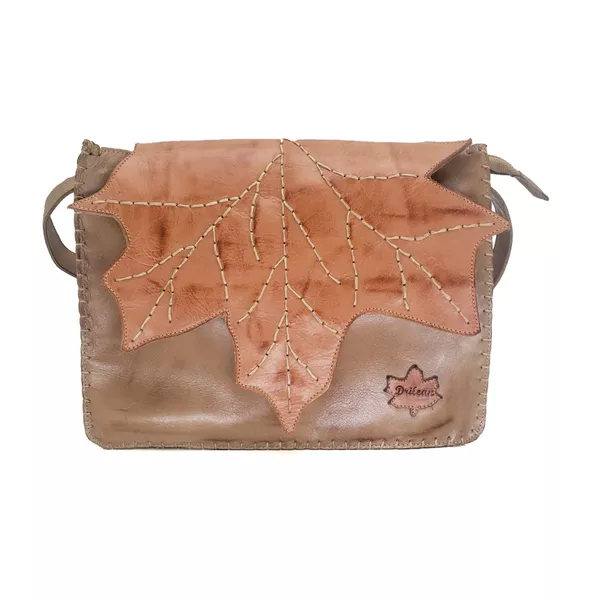 Bolsa BP 017 Caramelo 100% em couro - BP017-0340 - Drilean