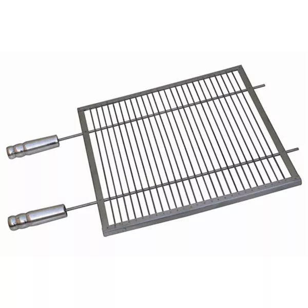 Grelha Inox 304 Aramada 30x45 com Cabo de Alumínio - Jotas Grill