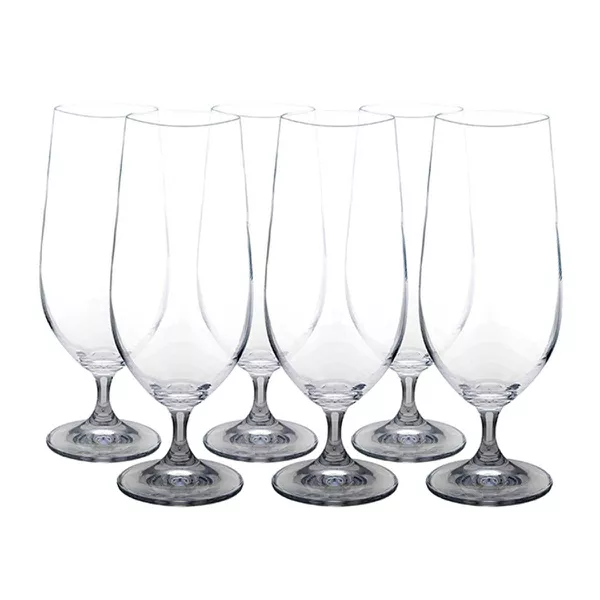Jogo de 6 Taca 380ml Beer Glass Gastro - Ricaelle