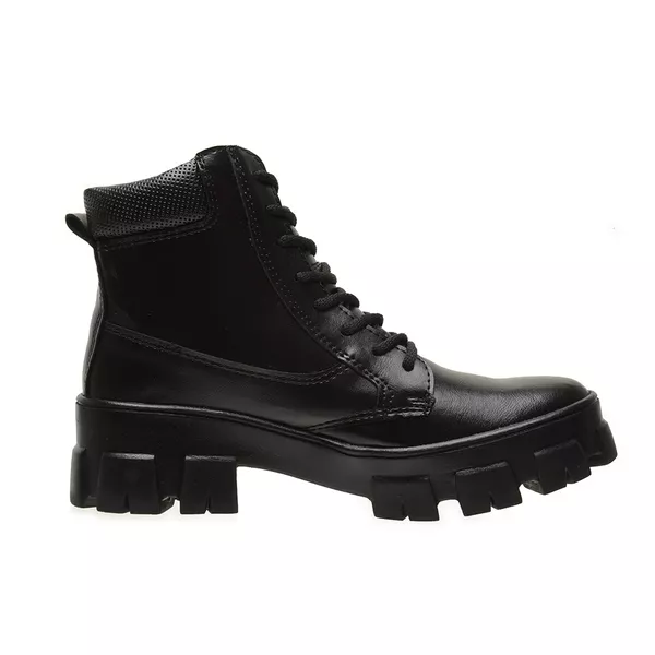 Coturno Feminino Sola Tratorada - Preto