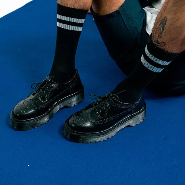 Sapato Oxford Estilo Veggie Greta Verniz Preto All Black | ESTILO