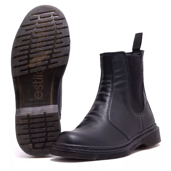 Bota Chelsea Estilo Veggie Baixa All Black | ESTILO VEGGIE SHOES
