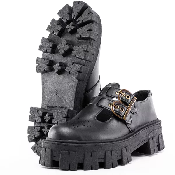 洋楽 Cherry Brogues - She Makes Me Nervous Sapato_Tratorado_Inglês_Estilo_Veggie_Alexa_Preto_01 | ESTILO