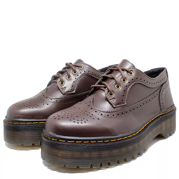Sapato Oxford Estilo Veggie Greta Marrom | ESTILO VEGGIE SHOES