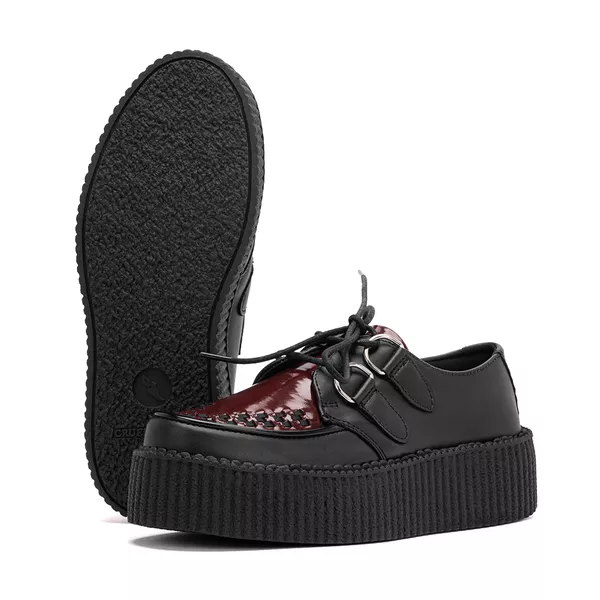 Creeper Verniz Vnho Preto Estilo Veggie Shoes | ESTILO VEGGIE SHOES