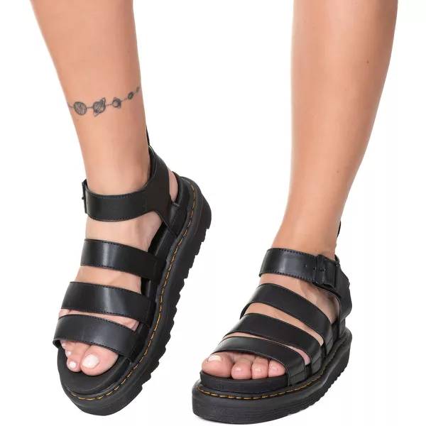 Sandália Estilo Veggie Madalena Preta Baixa | ESTILO VEGGIE SHOES