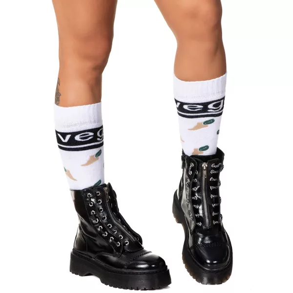 Coturno Tratorado Lizzy Estilo Veggie Croco Preto | ESTILO VEGGIE