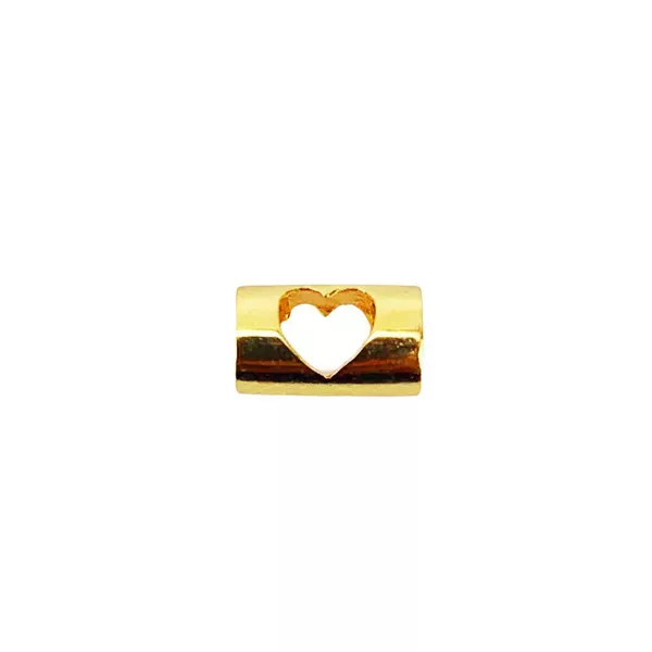 Separador De Ouro 18k Coração Para Pingentes