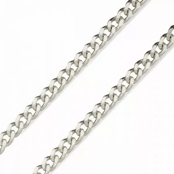 Corrente De Prata 925 Groumet De 2,5mm Com 60cm