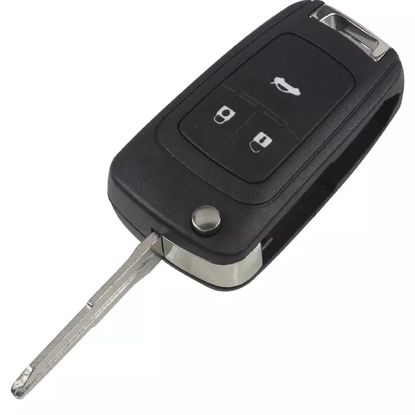 Carcaça Chave Canivete Chevrolet com 3 Botões