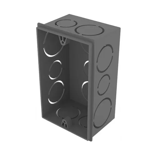 Caixa de parede 4X2 PVC TUBOL CINZA