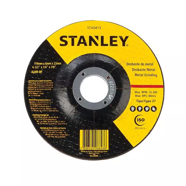 DISCO DE DESB STANLEY 4.1/2 X 7/8